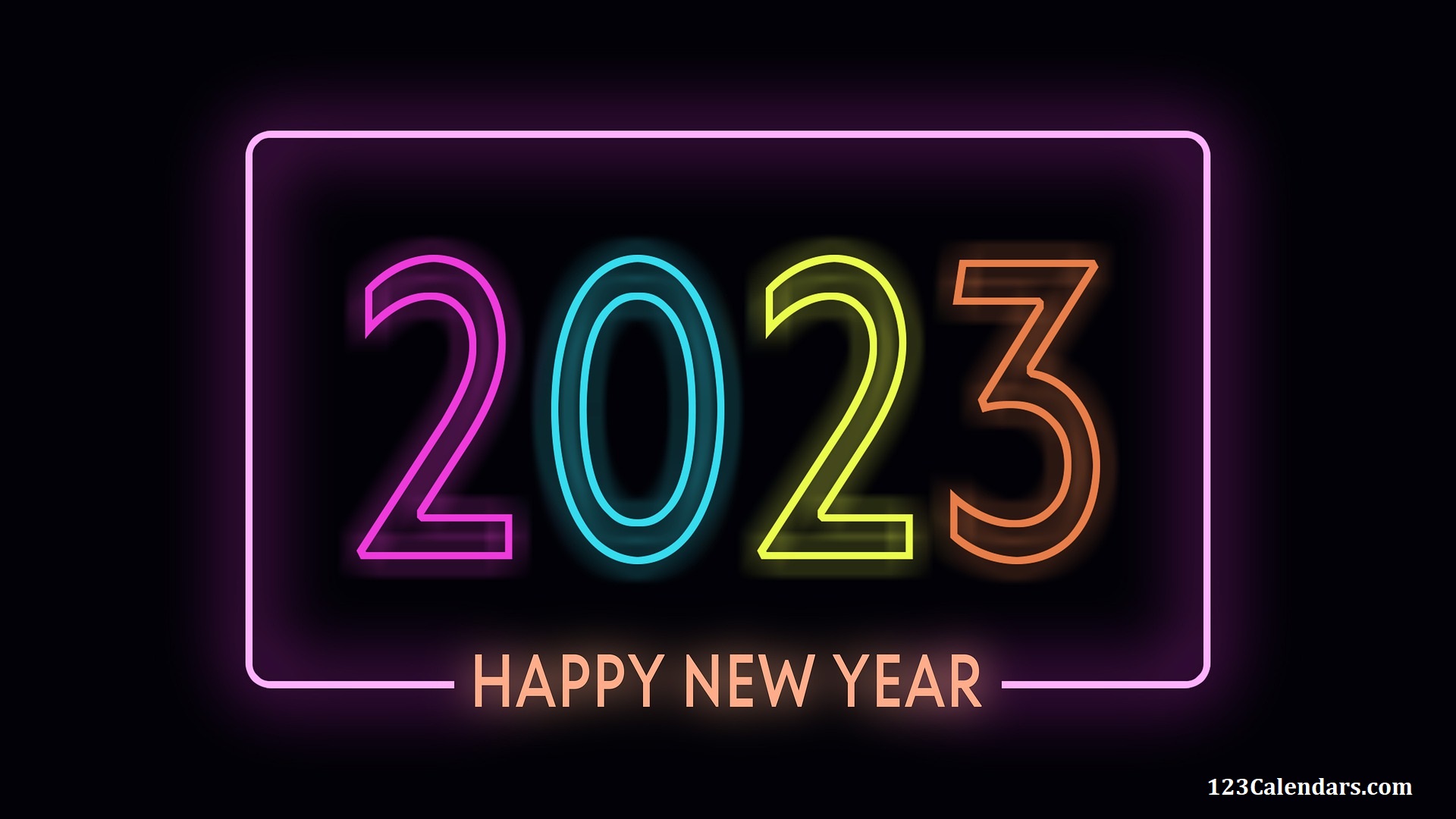 2023 Happy New Year Calendar