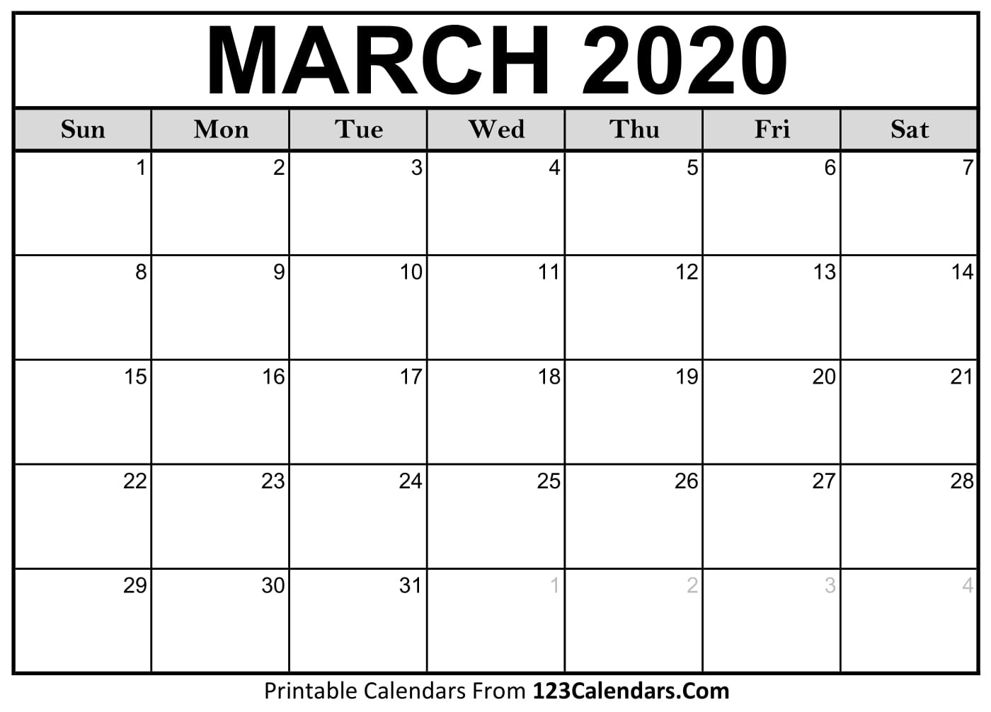 printable-march-calender