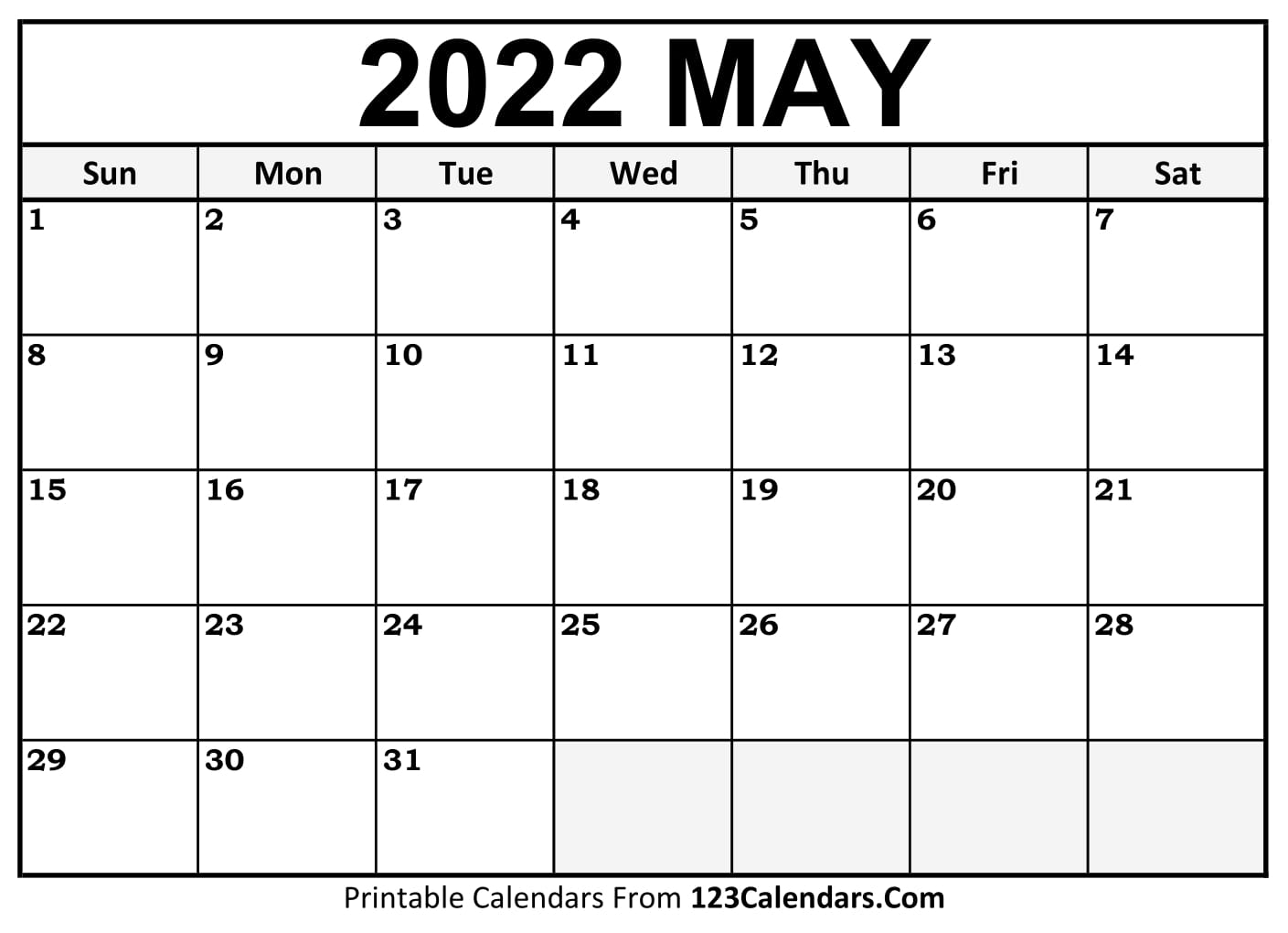 printable may 2022 calendar templates 123calendars com