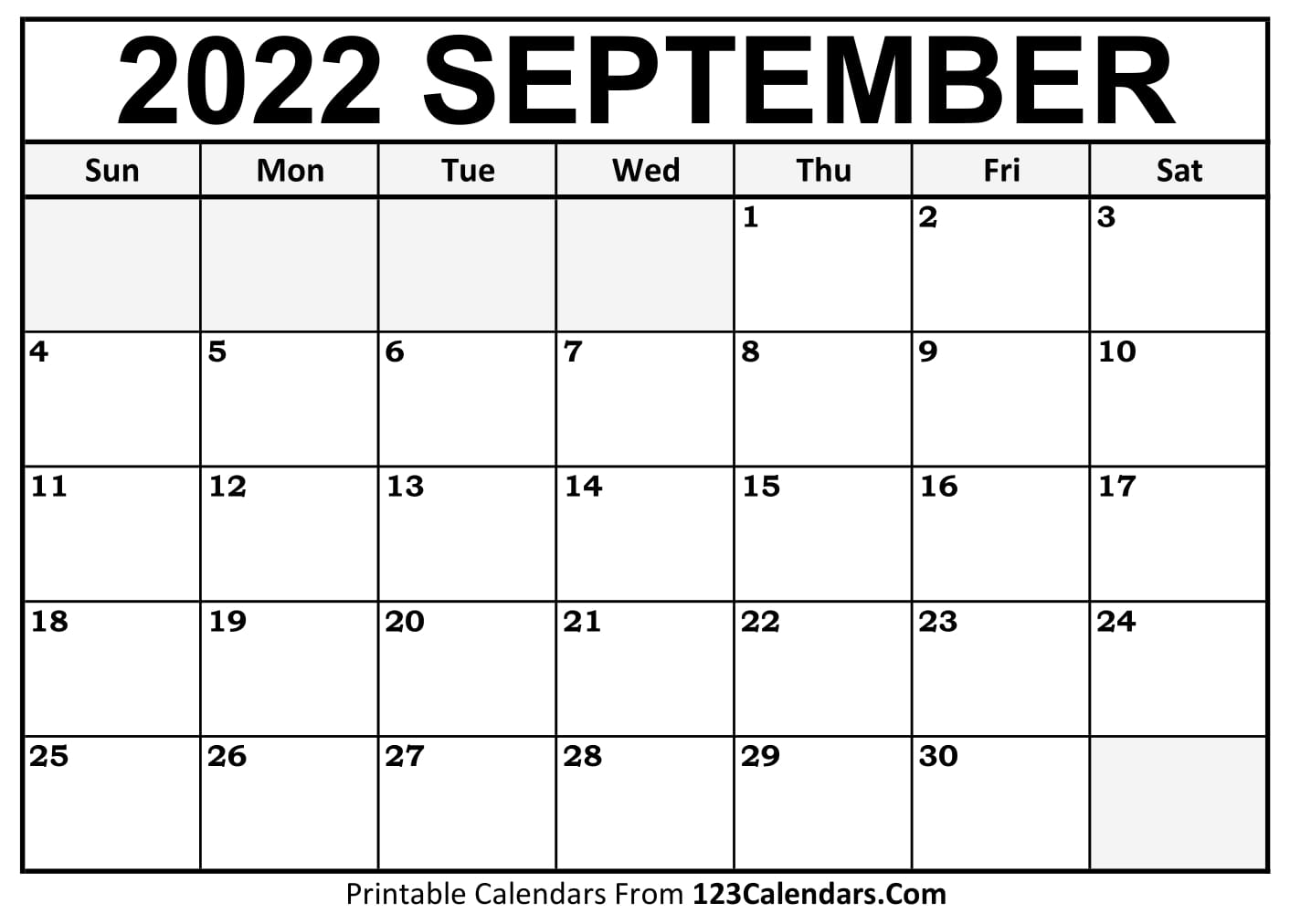 printable september 2022 calendar templates 123calendars com